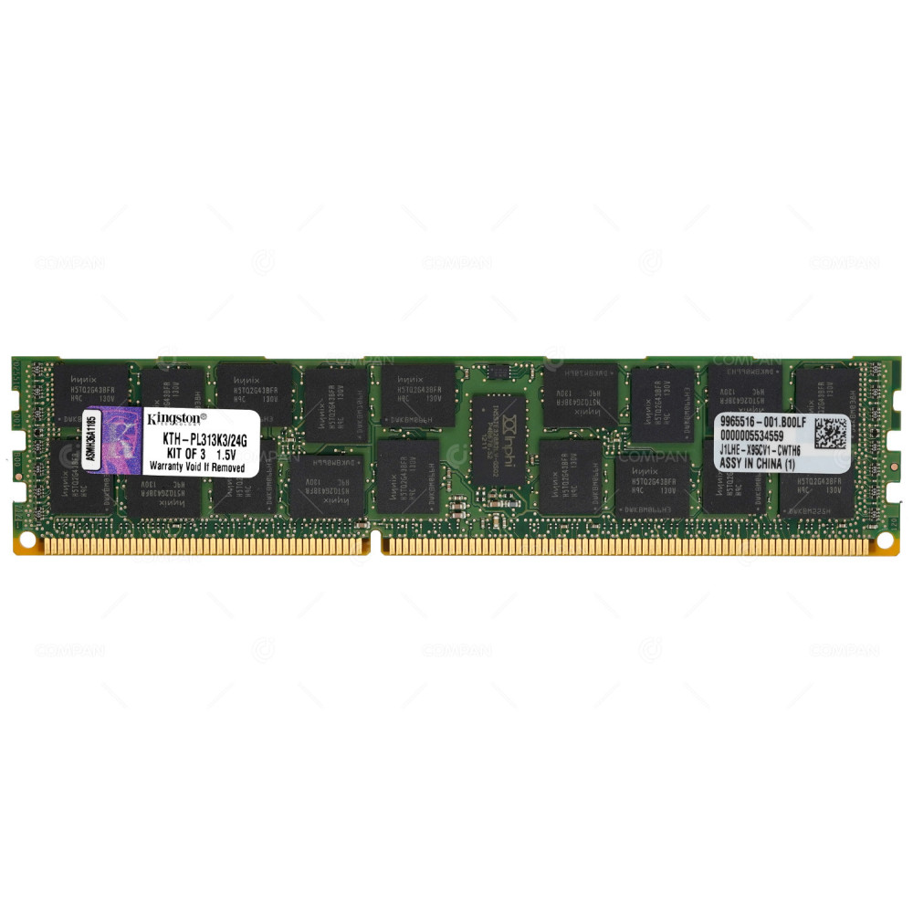 KTH-PL313K3-2G KINGSTONE MEMORY 2GB PC3 10600 ECC DIMM DDR3 KTH-PL313K3/2G